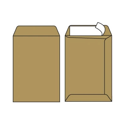 Плик кафяв C4 229х324 mm Стикер 25 бр (C4 229)