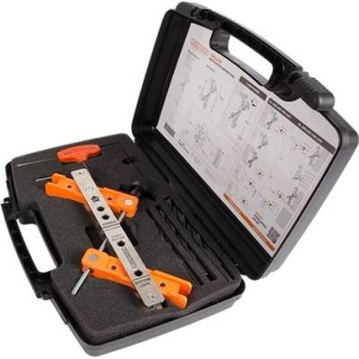 LOCINOX DRILLFIX - sada nástrojů pro montáž kompletů zámkových krabic, dorazových lišt a otvíračů DRILLFIX