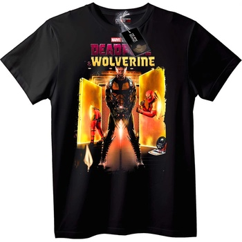 NOONEBRAND Тениска Deadpool и Wolverine - 2XL, Black