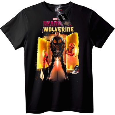 NOONEBRAND Тениска Deadpool и Wolverine - 2XL, Black