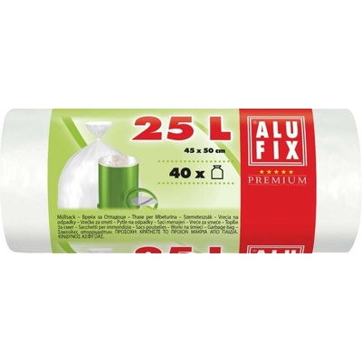 Alufix Pytle Premium 25litrů 10µm 40ks bílá