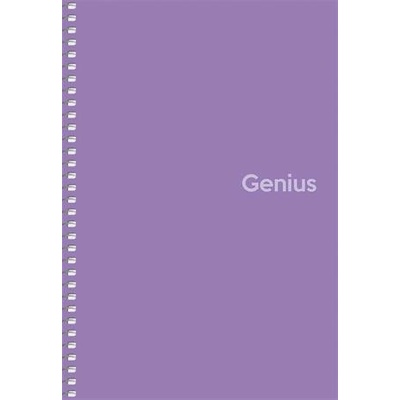 Shkolyaryk Špirálový zošit štvorčekový A5 PP obal Genius