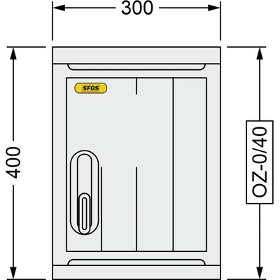 SFOS 300x400x245mm OZ-0/40