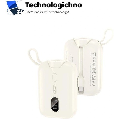 XO Power Bank 10000mAh 20W Wireless+Watch White (PR260)