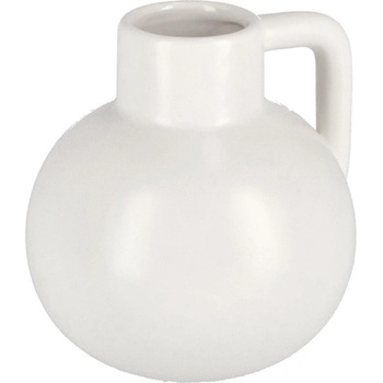 Bizzotto ПОРЦЕЛАНОВА ВАЗА С ДРЪЖКА elsy 10cm БЯЛА (0503247)