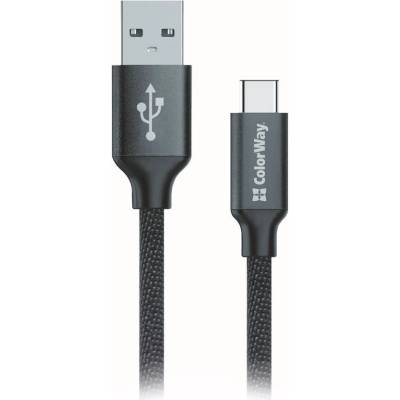 ColorWay CW-CBUC003-BK USB 2.0 typ A na typ C, 1m, černý
