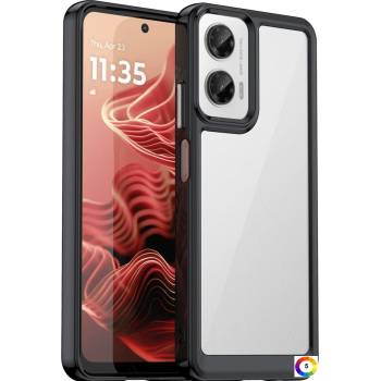 Motorola Moto G35 5G Colorful TPU +Acrylic Калъф и Протектор