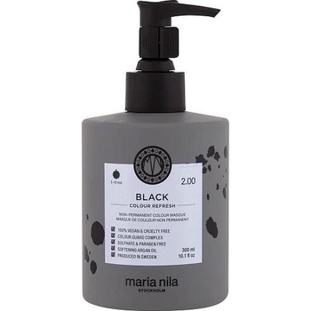 Maria Nila Colour Refresh Black 2.00 maska s barevnými pigmenty 300 ml