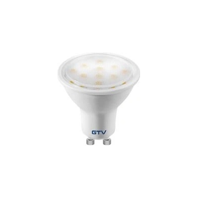 GTV žárovka LED, SMD 2835, TEPLÁ BÍLÁ, GU10, 4W, 230V,úhel svitu 120*, 300lm, 43mA