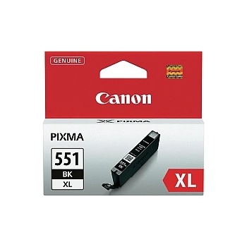 Canon CLI-551XL BK + Canon Photo Paper Variety Pack A4 & 10 x 15cm (VP-101) (6443B001AA_0775B079AA)