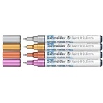 Schneider Акрилен маркер Paint-It 0.8мм 4 металикови цвята