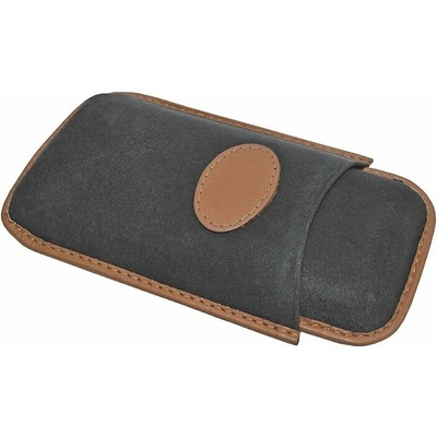 Vpkcz pouzdro na 2 doutníky Etue Robusto černohnědé kožené