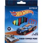  Флумастери Kite Hot Wheels 12 цвята в кутия (1608018-HW21-047)