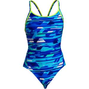Funkita pace racer diamond back one piece girls 176cm