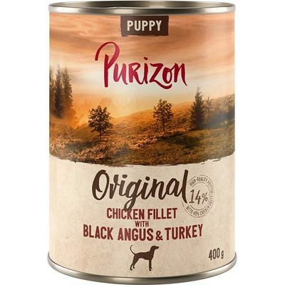 Purizon Puppy Black Angus s morčacím 400 g
