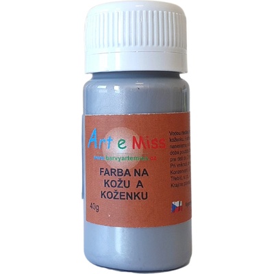 ARTEMISS Farba na kožu a koženku 91 strieborná 110 g