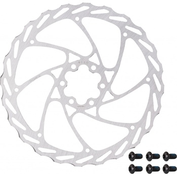 Brzdový kotouč Force-4 180 mm, 6 děr, stříbrný