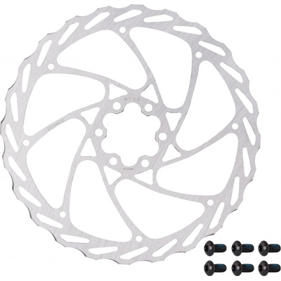 Brzdový kotouč Force-4 180 mm, 6 děr, stříbrný