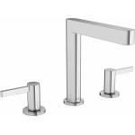 Hansgrohe Смесител за умивалник Hansgrohe Finoris 160 с 3 елемента и Push-Open клапан, хромиран (76034000)