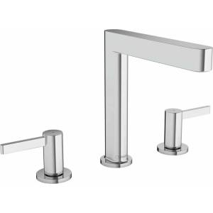 Hansgrohe Смесител за умивалник Hansgrohe Finoris 160 с 3 елемента и Push-Open клапан, хромиран (76034000)
