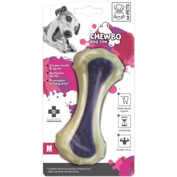 M-PETS Chewbo Choppy - Играчка за куче, за дъвчене, за здрави зъби, без аромат, размер М - 13, 7 x 4, 8 x 3, 1 см, Белгия - 10634217