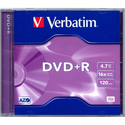 Verbatim Диск DVD+R Verbatim 4.7GB 16x оп. 1