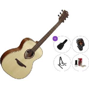 LÂG GUITARS Tramontane 88 T88A Premium SET Natural Джъмбо китара