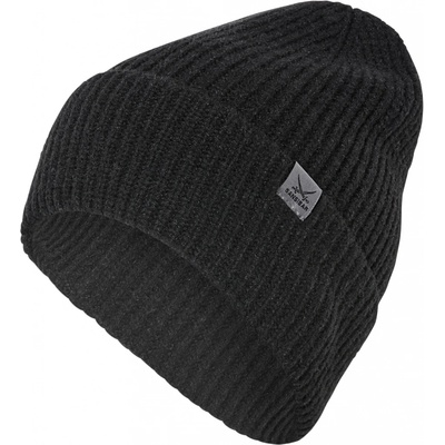 Sansibar dámská pletená čepice a šála čepice černá