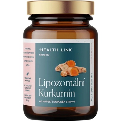 Health Link Lipozomální kurkumin 60 kapslí