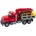 LeanToys Детска играчка Lean Toys - Камион за превоз на трупи, 30 cm, червен (21447)