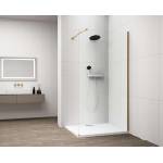 POLYSAN Esca - Душ кабина Walk-In 110x210 см, Antidrop, прозрачно стъкло/матово златно ES1011-04 (ES1011-04)