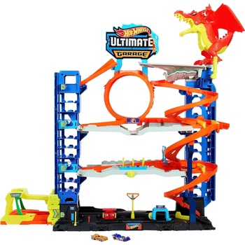 Mattel Игрален комплект Hot Wheels City - Ultimate паркинг гараж (HKX48)