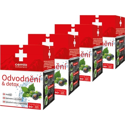 Cemio Odvodnění & detox 4 x 60 kapslí