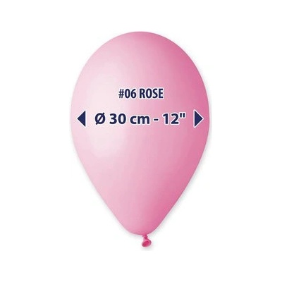 Gemar Balónik pastelový ružový 30 cm