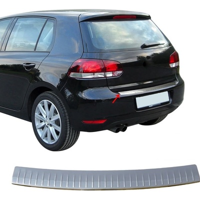 Nerez brúsený kryt hornej hrany zadného nárazníka VW Golf VII kombi 2012-2021