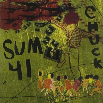 Sum 41 Chuck Yellow Translucent With Red And Grey Swirls Coloured RSD Limited Edition Reissue LP