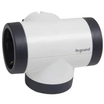 Legrand Адаптер за контакт Legrand 694522 шуко 2x бял (694522 шуко 2x бял)