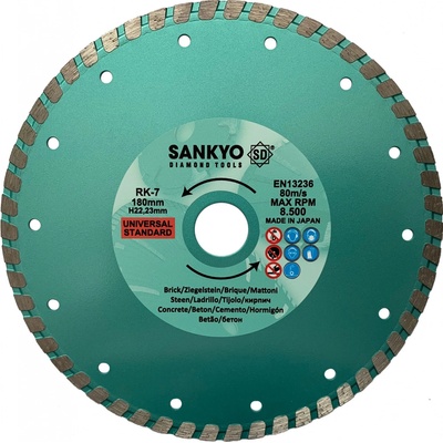 Sankyo diamantový kotúč 180 mm RK-7