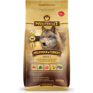 Wolfsblut Дива патица и пуйка за възрастни 12, 5 кг