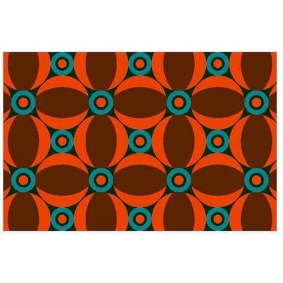 Déco Design Imperial Retro oranžová 120 x 180 cm
