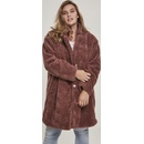 Urban Classics Ladies Sherpa coat darkrose