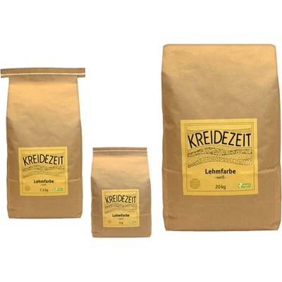 Kreidezeit - Hliněná barva - natur bílá 20 kg na 160 m2