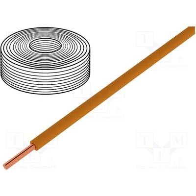 Donau 105-7 1x0,2mm² oranžová 10 m