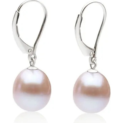 Lillian Vassago Stříbrné visací náušnice s perlou LLVY-SER011V