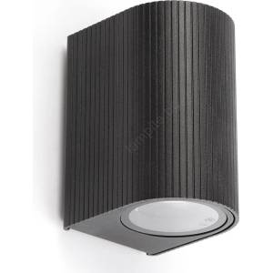 Faro Barcelona FARO 70322 - Външно стенно осветително тяло ESTELA 1xGU10/5W/230V IP65 черно (FA70322)