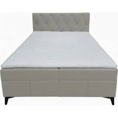Sconto Oltea s matracom a topperom sivohnedá