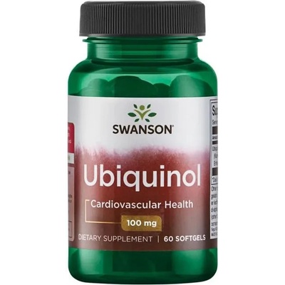 Swanson Ubiquinol, 100 mg, 60 меки капсули, Swanson (SWU377)