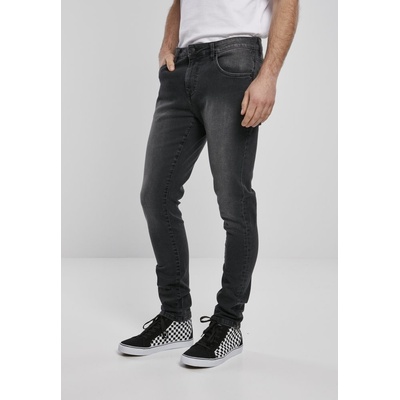 Urban Classics nohavice jeans Slim Fit Zip Jeans