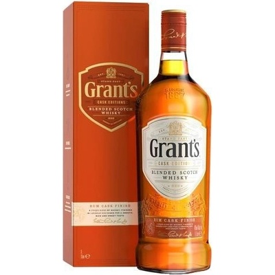 Grant's Rum Cask Finish 40% 1 l (karton)