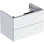 Geberit ONE - Шкаф за мивка 74x50x47 cm, 2 чекмеджета, гланцово бяло 505.262. 00.1 (505.262.00.1)